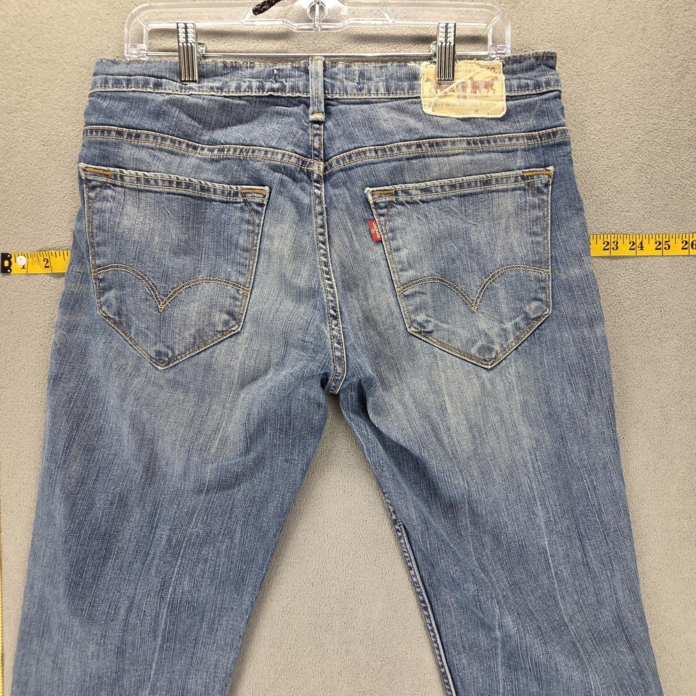 Vintage Levis Engineered Jeans Mens Blue 519 Slim Zip Fly Fits 32x30